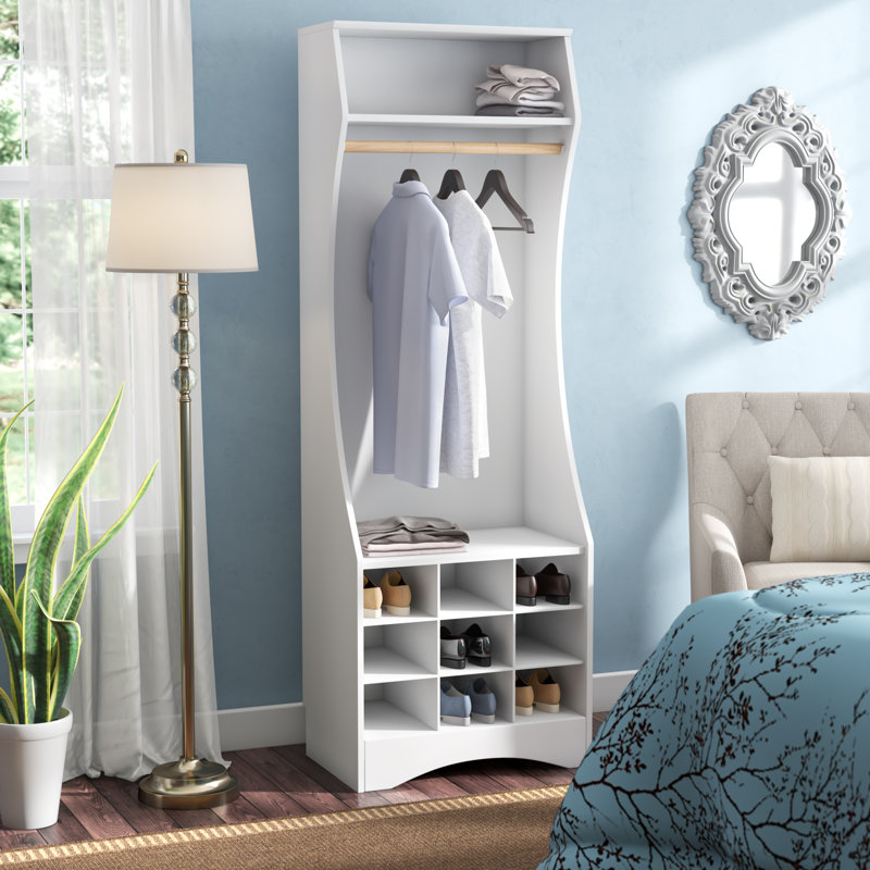 Winston Porter Norberg Compact Wardrobe Armoire & Reviews Wayfair Canada